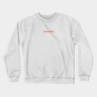 SpearMint Kiwi Text Logo Crewneck Sweatshirt